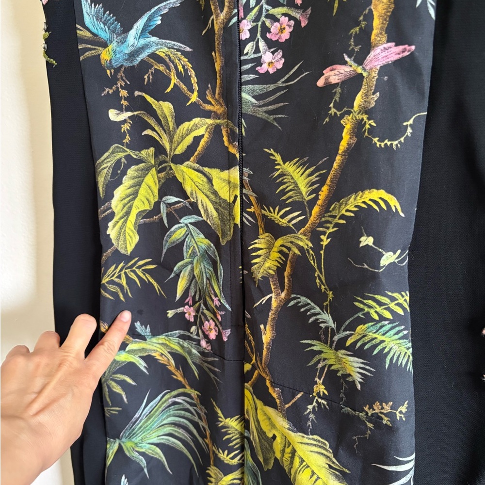 Azadeh Couture Floral Black Maxi Dress - Picture 9 of 15